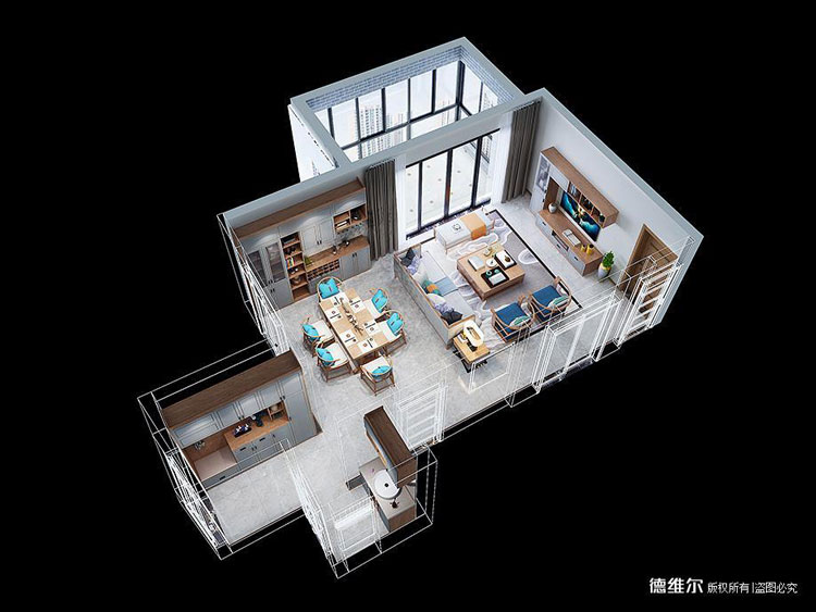 西安全屋定制家具案例效果图 西安全屋定制家具案例效果图